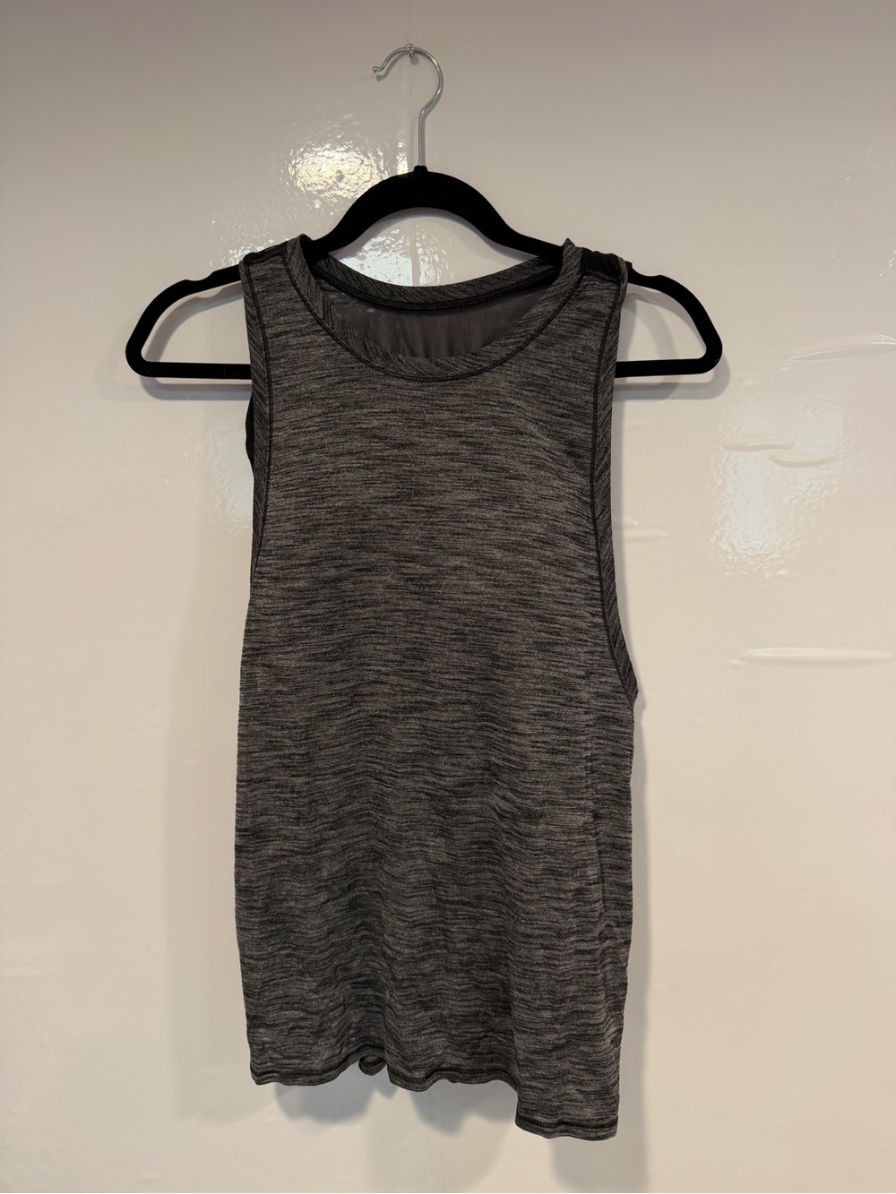 Gray Marled Athletic Lululemon 2 in 1 Tank Top